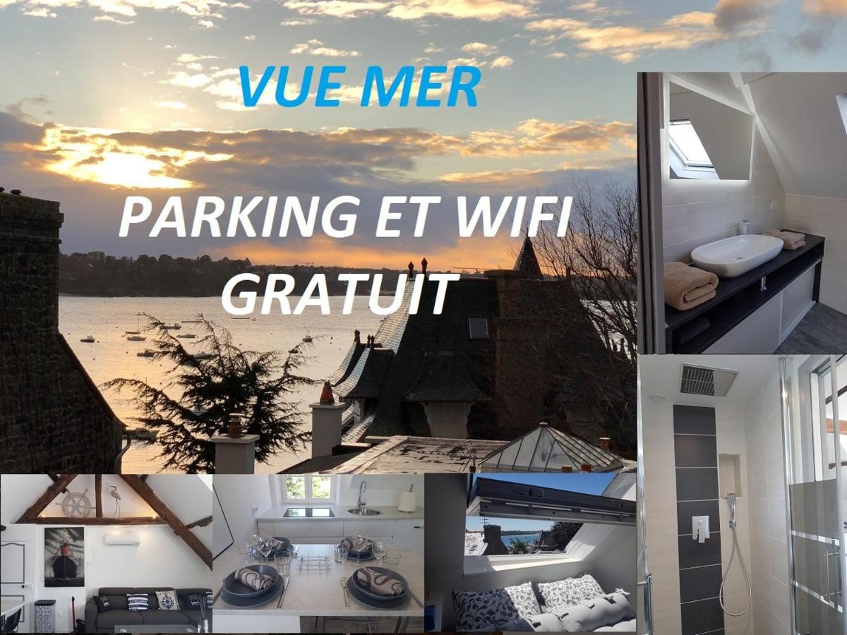 Logement Entier Saint Malo Vue Mer, Proche Ferry, Commerces Et Plage Solidor 50 M Dış mekan fotoğraf