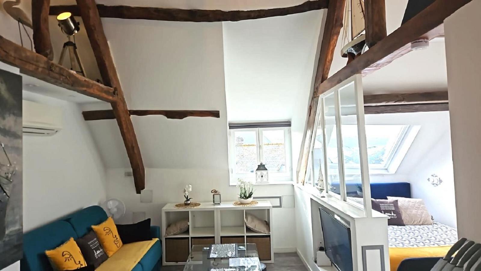 Logement Entier Saint Malo Vue Mer, Proche Ferry, Commerces Et Plage Solidor 50 M Dış mekan fotoğraf