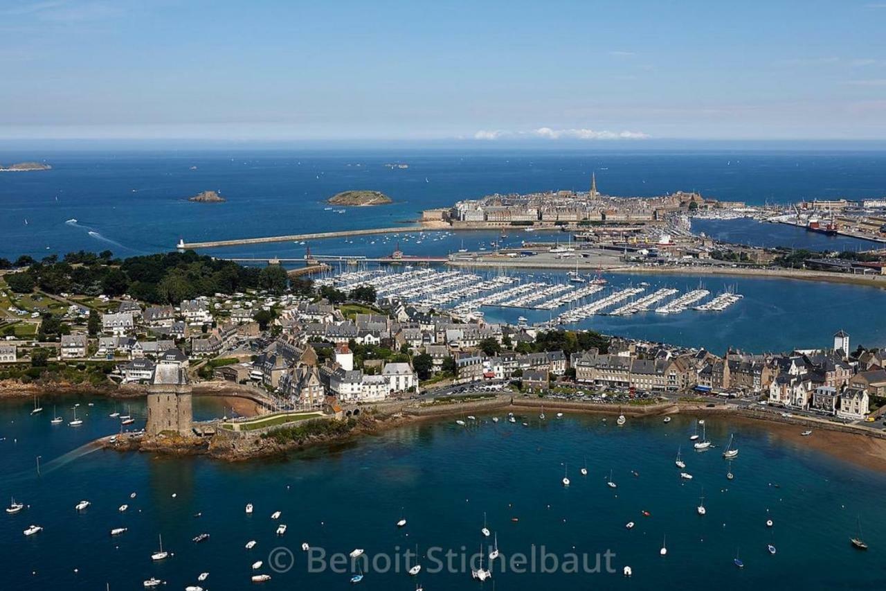 Logement Entier Saint Malo Vue Mer, Proche Ferry, Commerces Et Plage Solidor 50 M Dış mekan fotoğraf