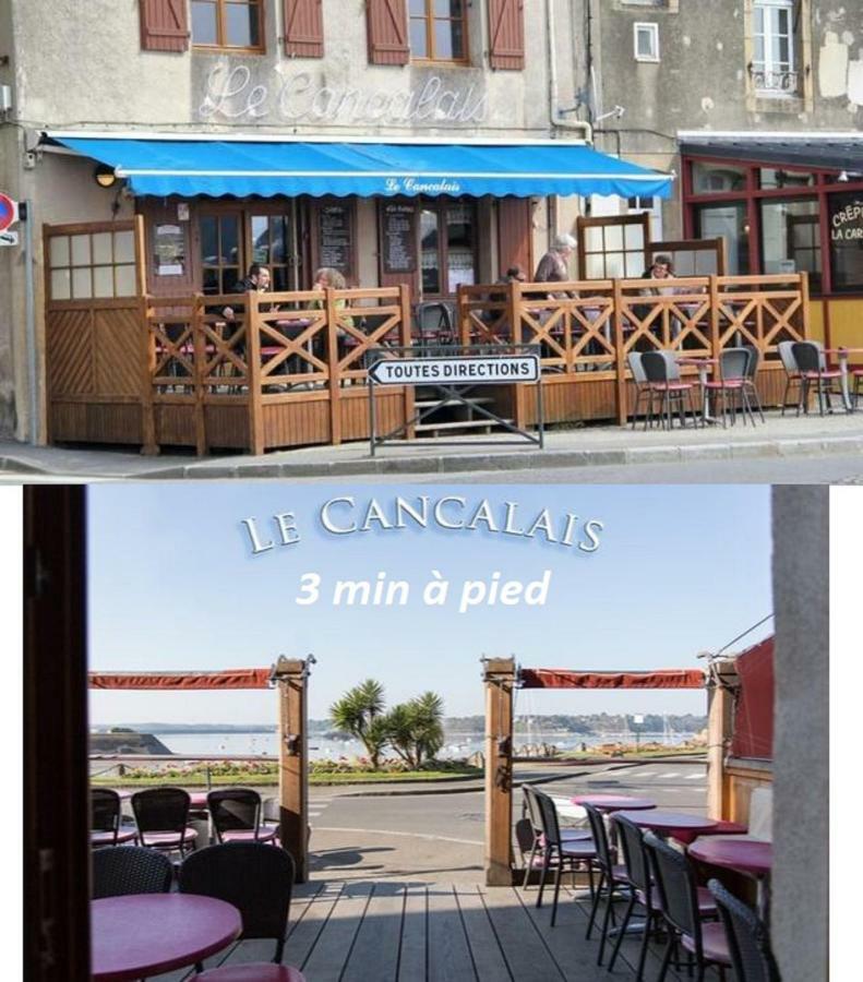 Logement Entier Saint Malo Vue Mer, Proche Ferry, Commerces Et Plage Solidor 50 M Dış mekan fotoğraf