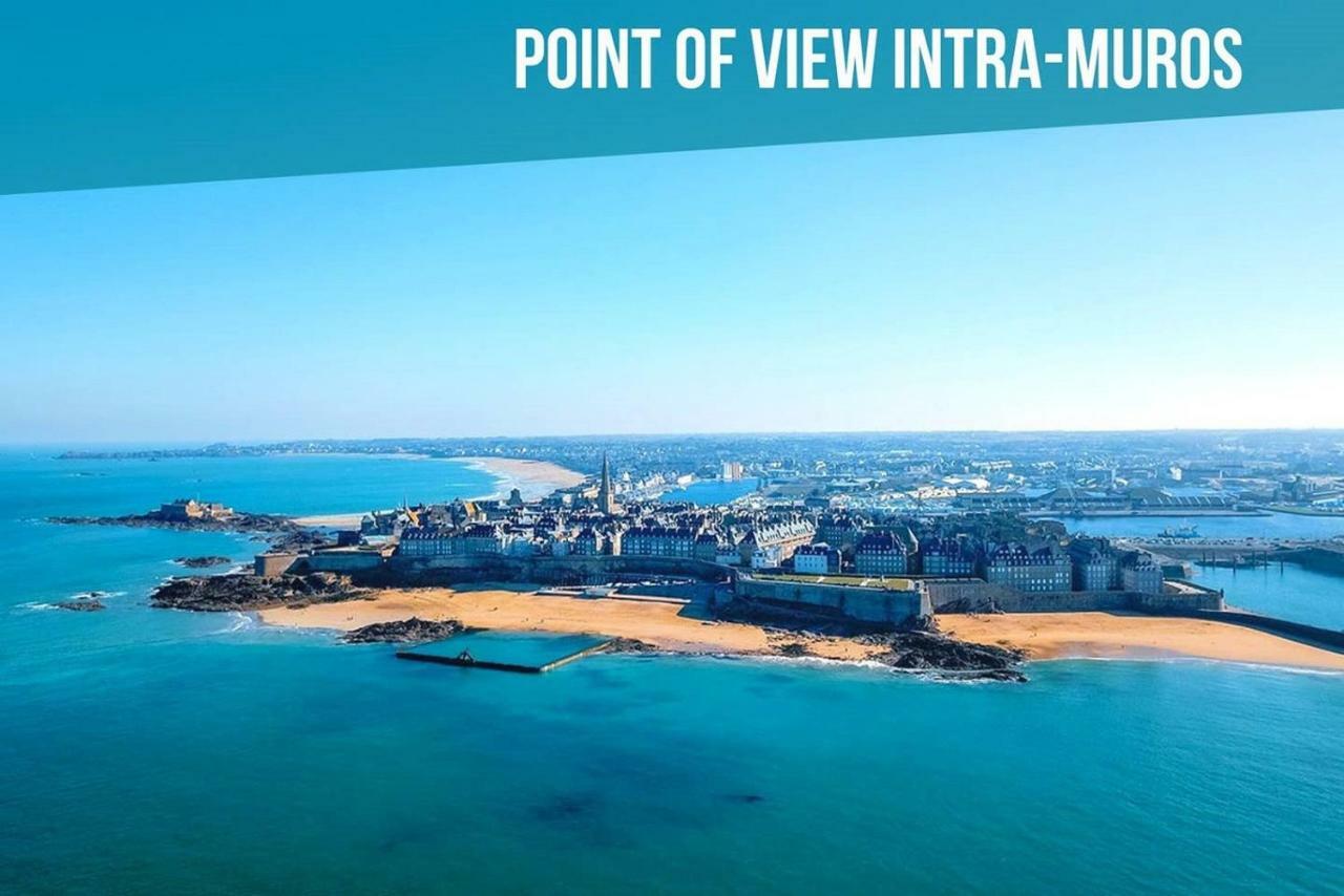 Logement Entier Saint Malo Vue Mer, Proche Ferry, Commerces Et Plage Solidor 50 M Dış mekan fotoğraf